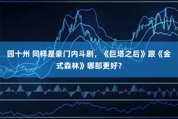 园十州 同样是豪门内斗剧，《巨塔之后》跟《金式森林》哪部更好？
